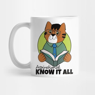 Aspirational Know It All Boy Mug